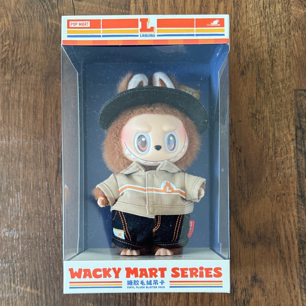 Labubu Wacky Mart Series Doll - Brown and Tan